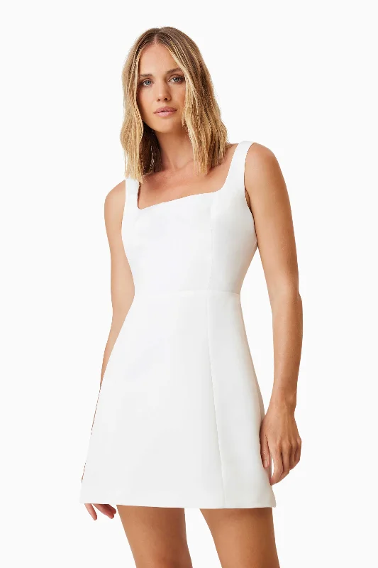 Amelie Mini Dress In White