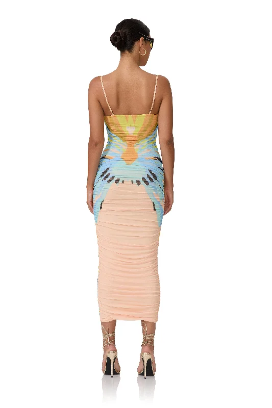 Hazel Midi Dress - Bird of Paradise