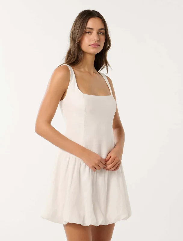 Heidi Bubble Hem Mini Dress