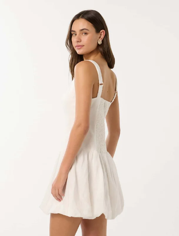 Heidi Bubble Hem Mini Dress