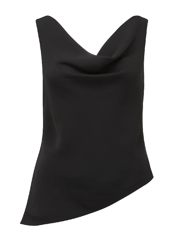 Kalinda Cowl Drape Tank Top