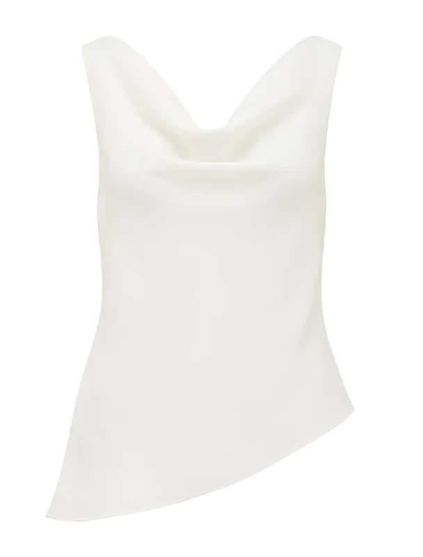 Kalinda Cowl Drape Tank Top