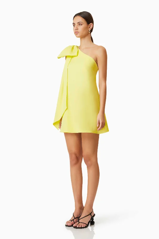 Kennedy Party Dress In Yellow