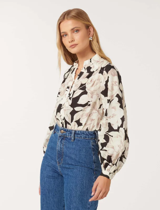 Marianne Top Stitch Blouse