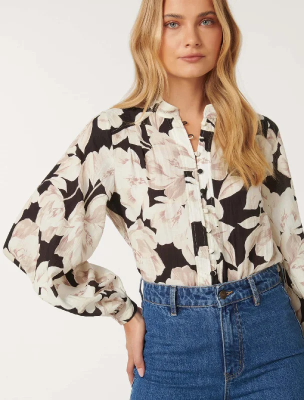 Marianne Top Stitch Blouse