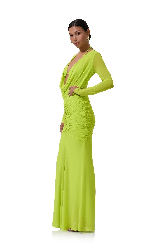 Orla Dress - Lime Punch