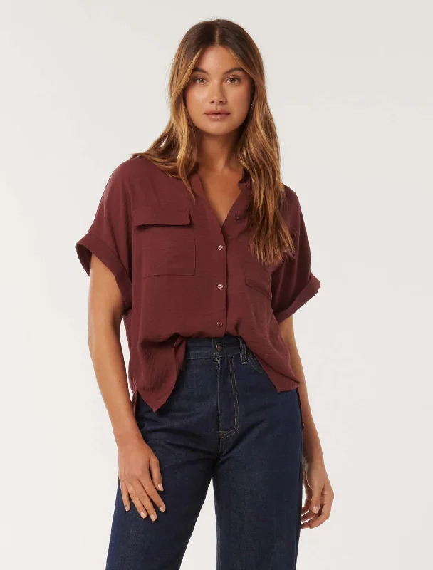 Sawyer Oversized Short Sleeve Shirt