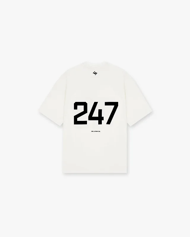 247 Oversized T-Shirt - Flat White