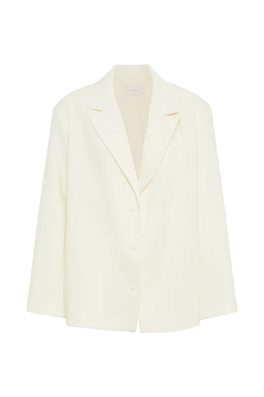 Addie Suiting Blazer - Ivory