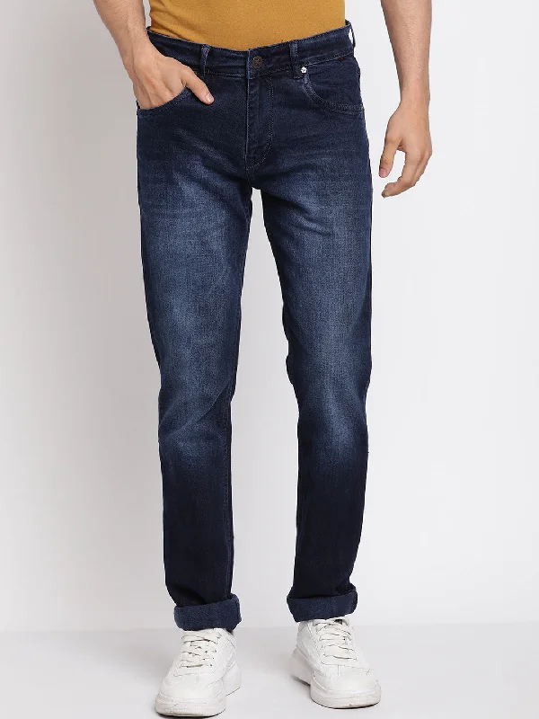 Cantabil Men's Navy Jeans