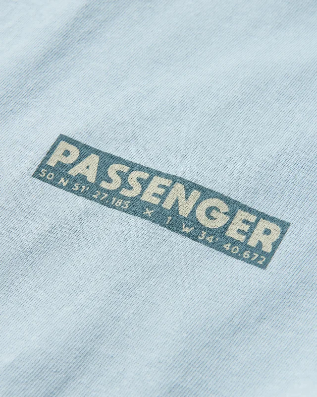 Distance Recycled Relaxed Fit T-Shirt - Blue Fog