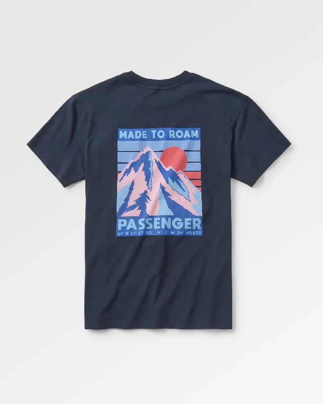 Distance Recycled Relaxed Fit T-Shirt - Deep Navy