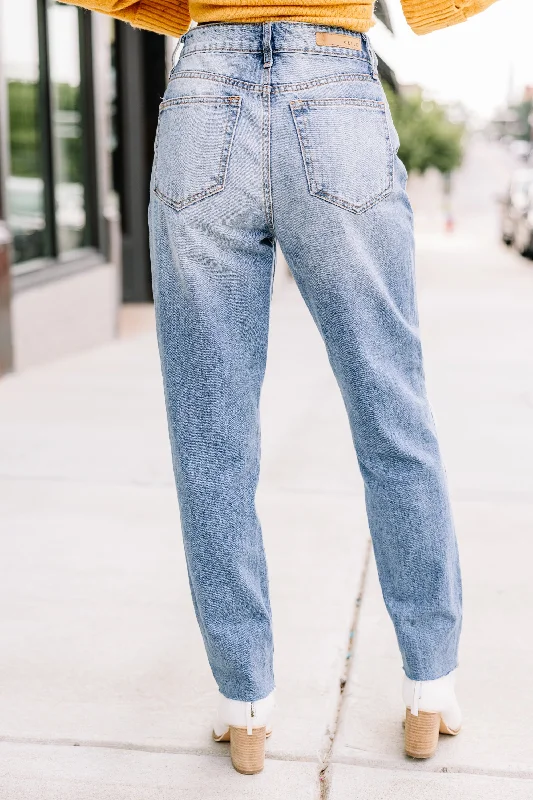 Easy To Love Medium Wash Crop Jeans