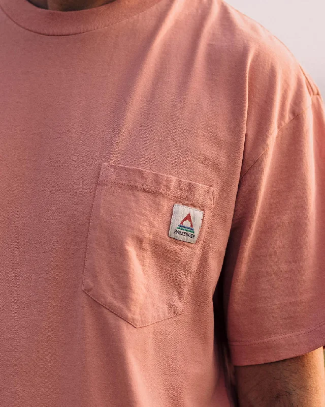 Heritage Recycled Relaxed Fit T-Shirt - Peach