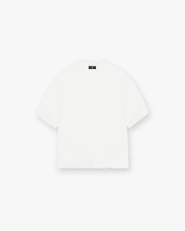 Initial Boxy T-Shirt - Flat White