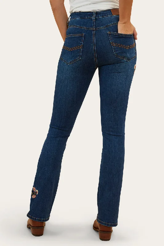 Penny Rodeo Womens High Rise Bootleg Jean - Classic Blue