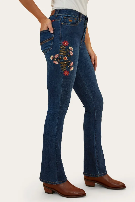 Penny Rodeo Womens High Rise Bootleg Jean - Classic Blue