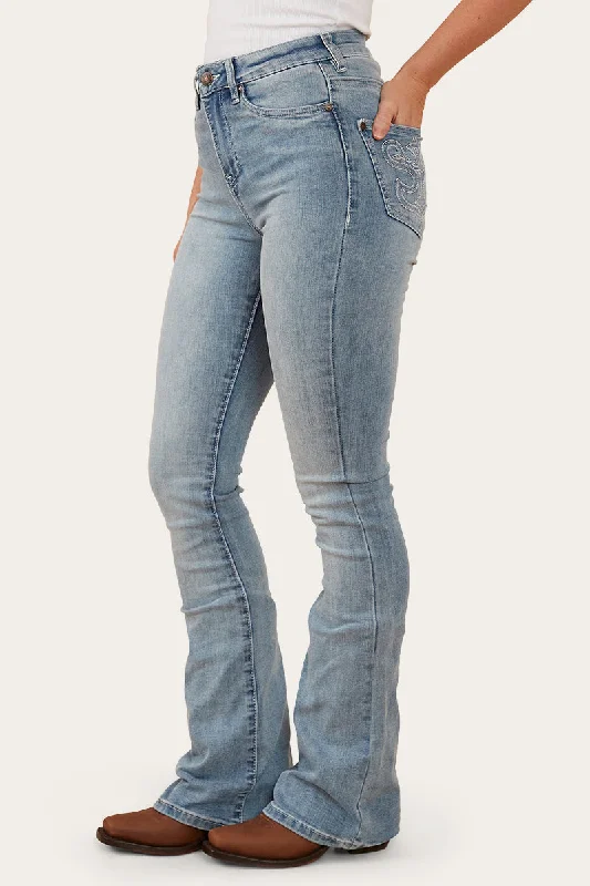 Penny Rodeo Womens High Rise Bootleg Jean - Light Blue