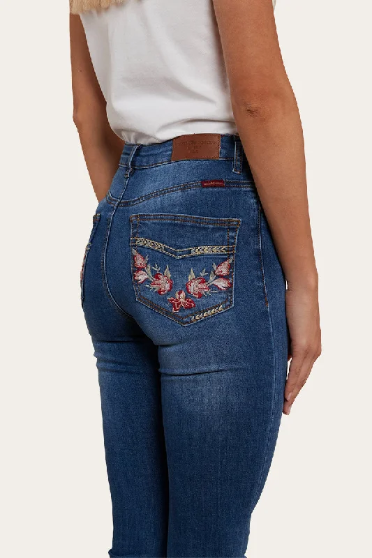 Penny Rodeo Womens High Rise Bootleg Jean - Vintage Blue