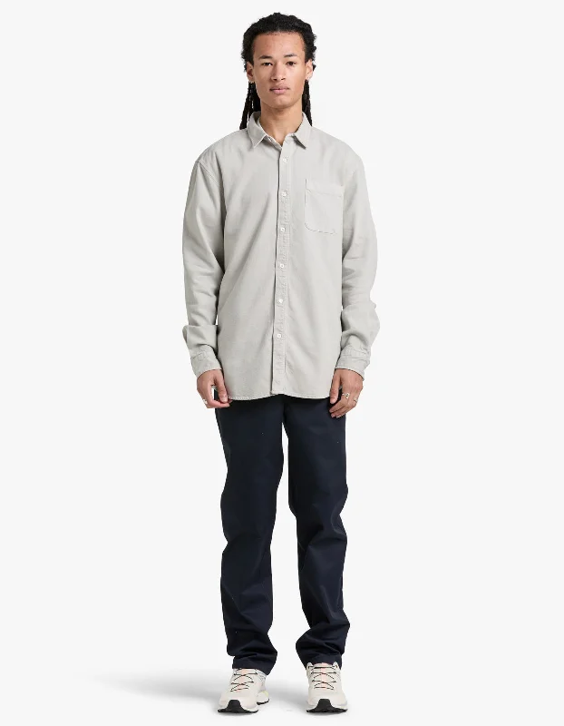 McQueen Twill Shirt - Mist Grey