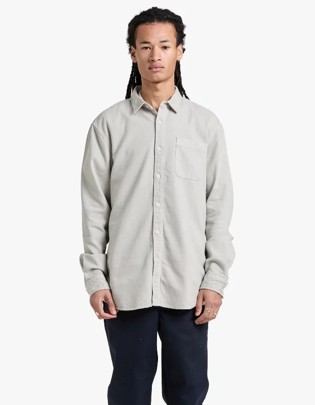 McQueen Twill Shirt - Mist Grey