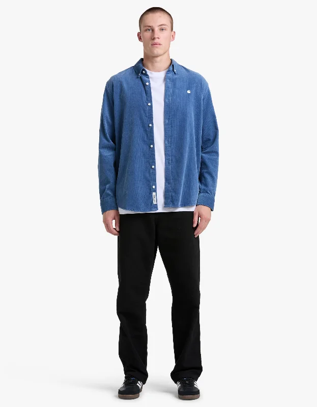 L/S Madison Fine Cord Shirt - Sorrent/Wax