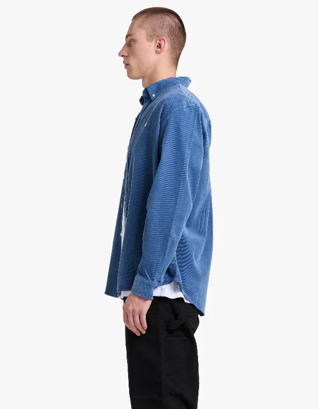 L/S Madison Fine Cord Shirt - Sorrent/Wax