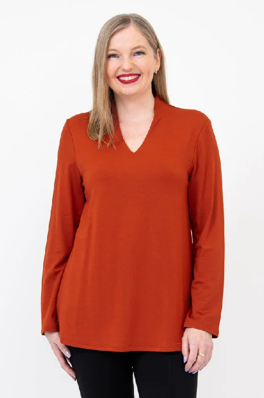 Chimmy Top, Copper, Bamboo