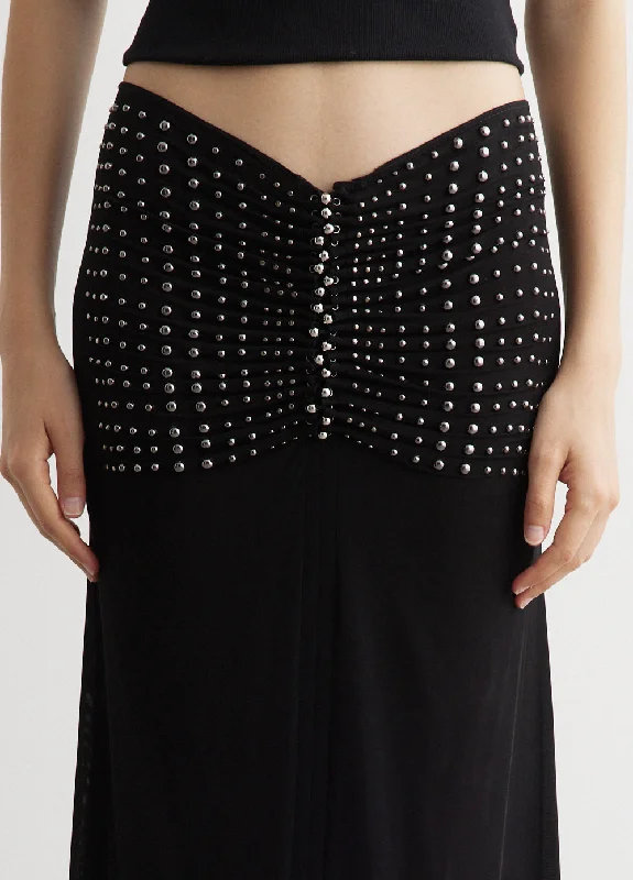 Jersey Studded Skirt