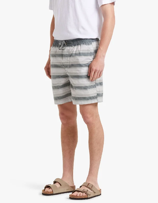 Water Column Shorts - Green Stripe