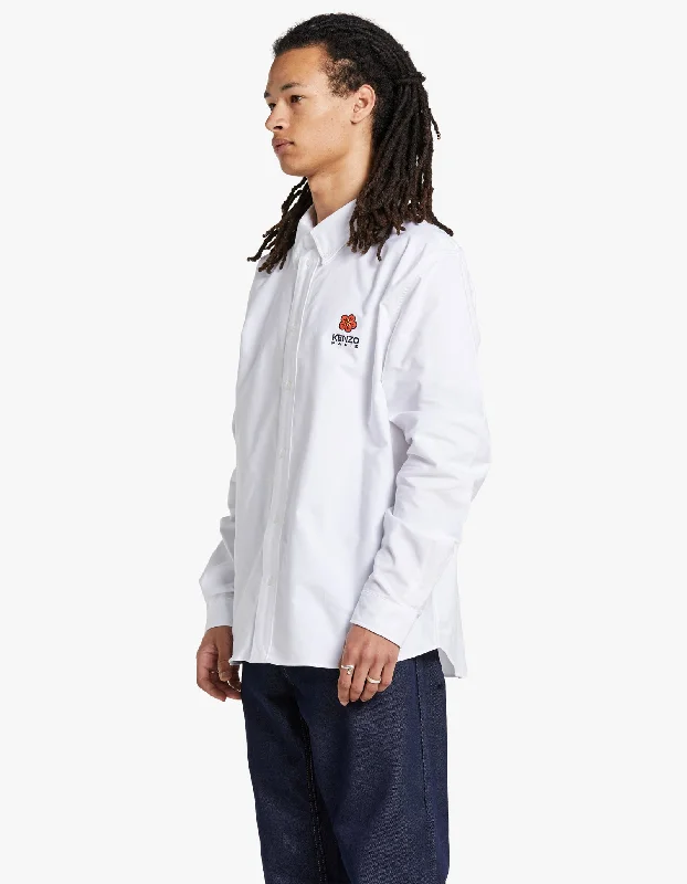 Boke Crest Oxford Shirt - White