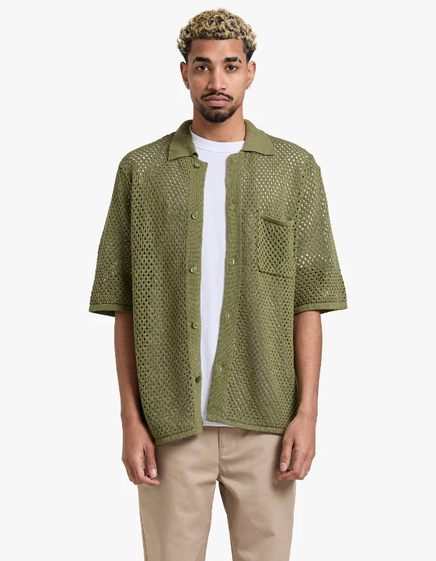 Flora Short Sleeve Shirt - Army