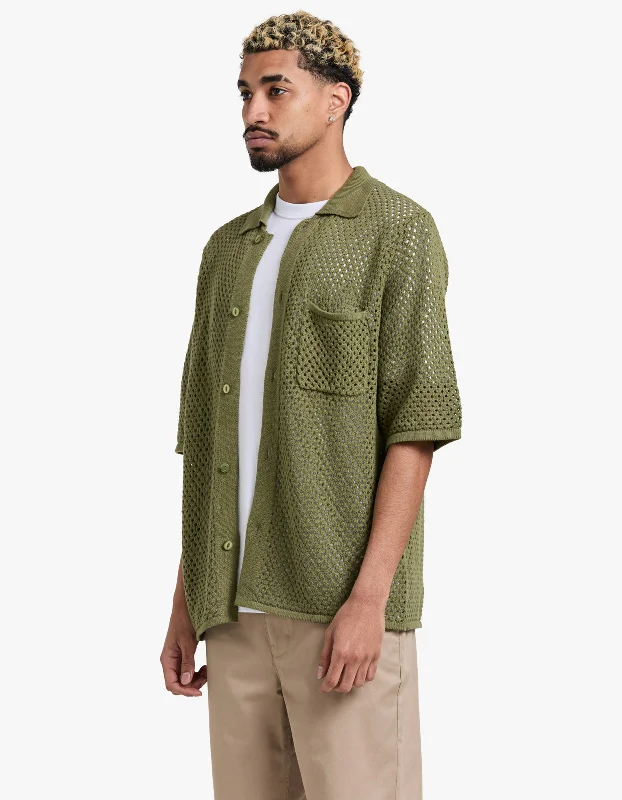 Flora Short Sleeve Shirt - Army