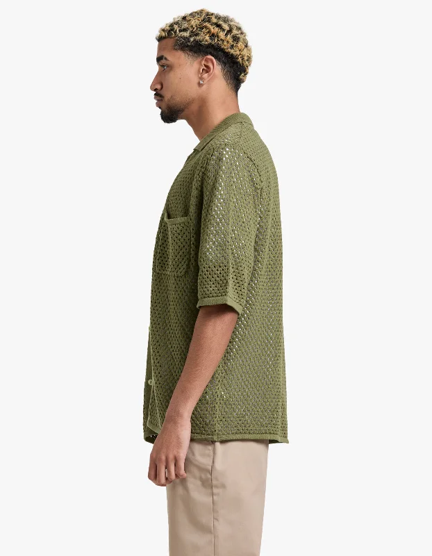 Flora Short Sleeve Shirt - Army