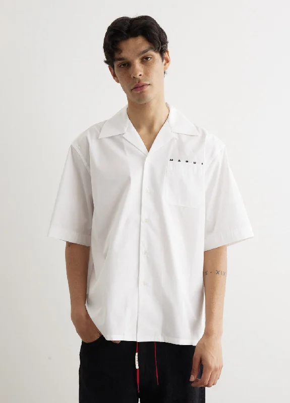 Logo Short-Sleeved Bowling Shirt