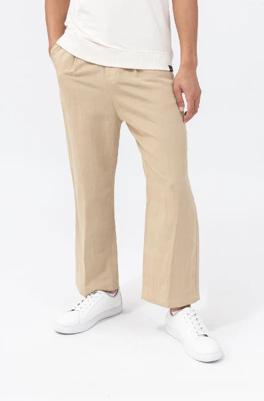 Bamboo Relaxed-Fit Linen Pants