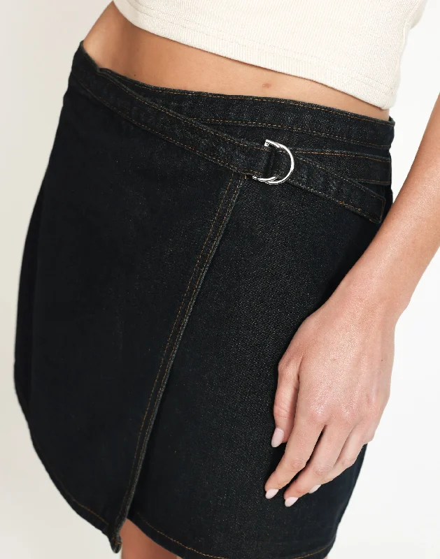 Nicholas Denim Mini Skirt (Indigo)