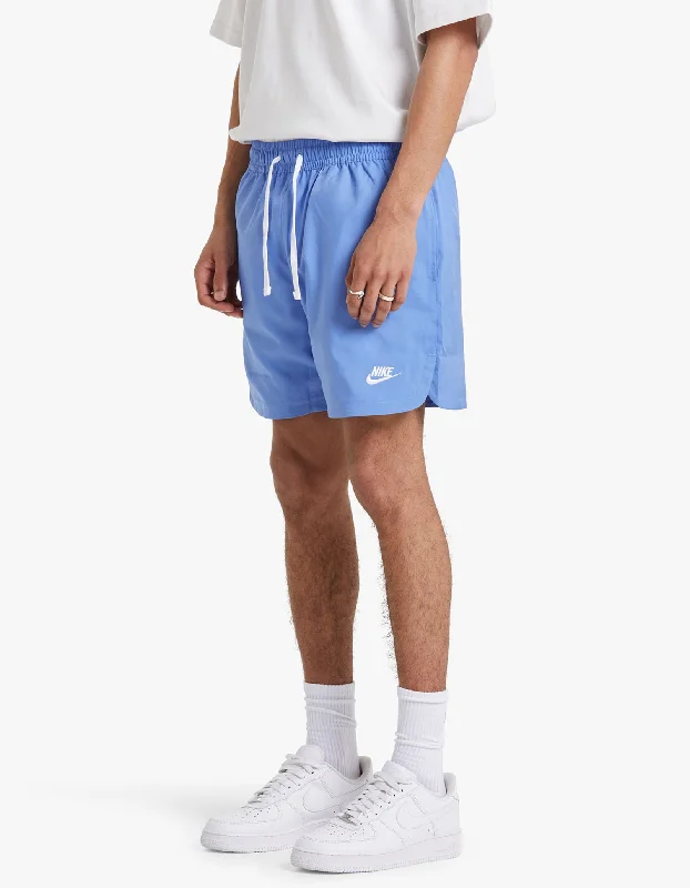 Woven Lined Flow Short - Polar/White