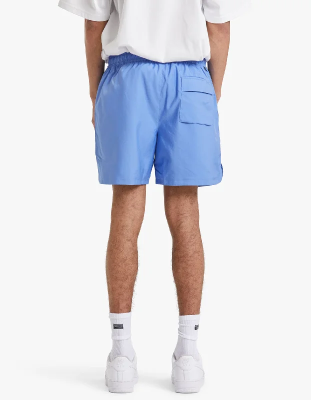 Woven Lined Flow Short - Polar/White