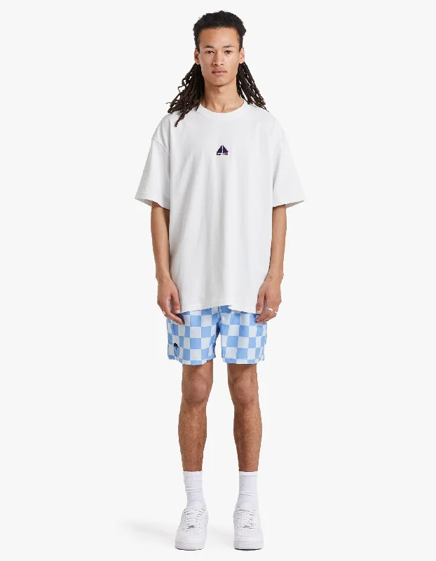 Swim Shorts - Blue Chess