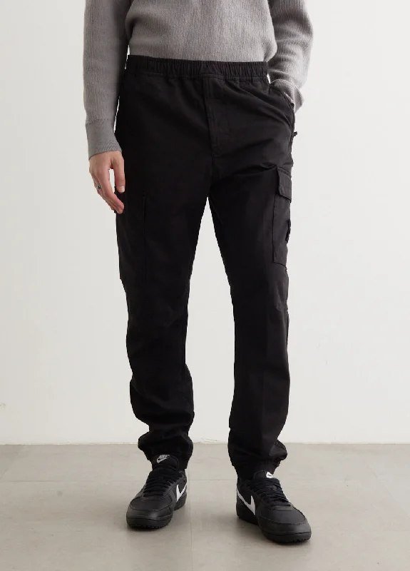 Regular Fit Tapered Stretch Cotton Cargo