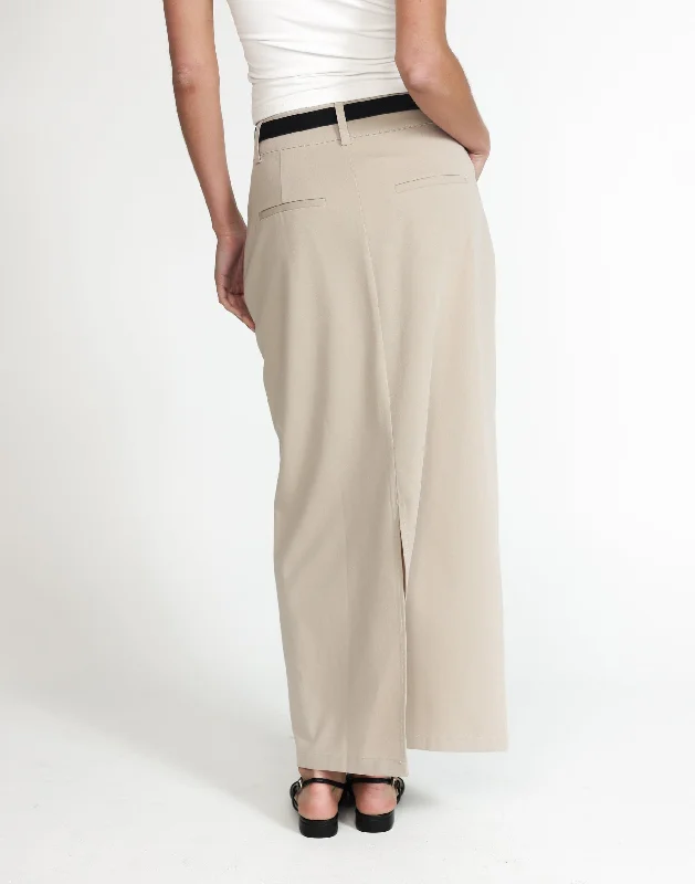 Salome Maxi Skirt (Latte)