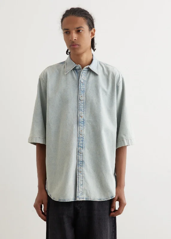 Santropi U Soft Denim Bleach Shirt