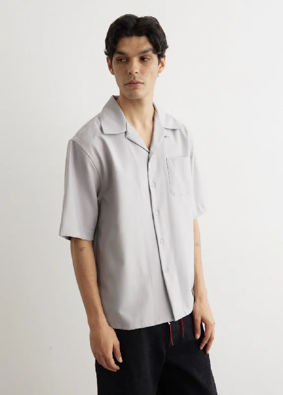 Tropical Wool Bowling Shirt