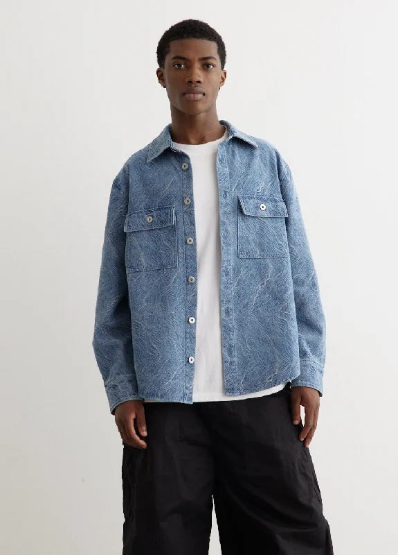 Wave Denim Shirt