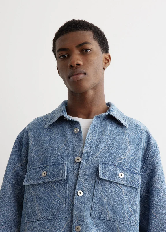 Wave Denim Shirt