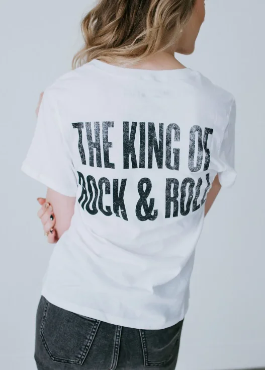 Elvis King of Rock Tee