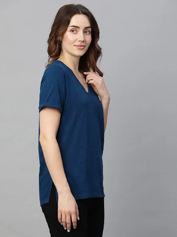 Women's Royal Cotton Regular Fit Tshirt