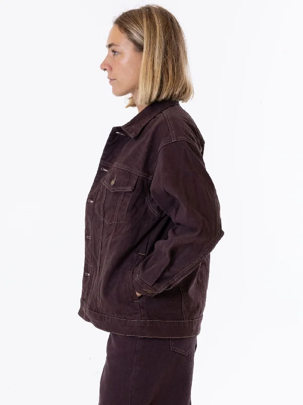 Madi Jacket - Chocolate Plum