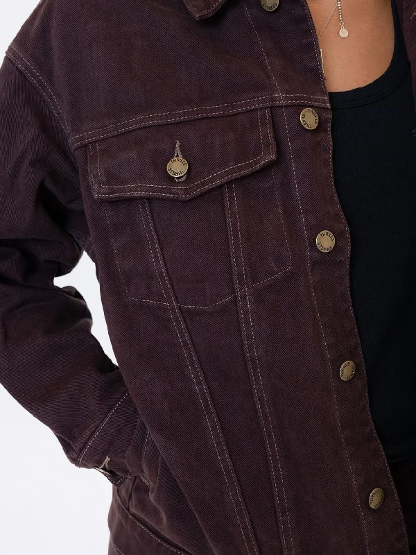 Madi Jacket - Chocolate Plum